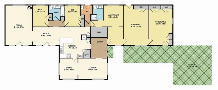 Floorplan of Homely house listing, 1205 Whittlesea Kinglake Road, Kinglake West VIC 3757