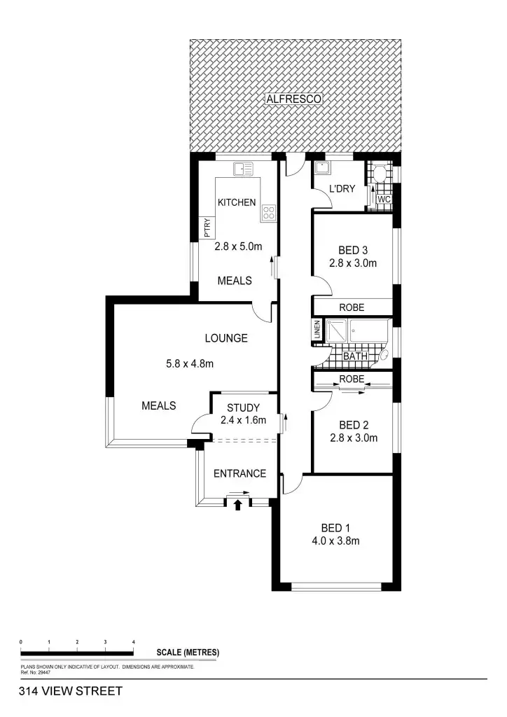 Floorplan of Homely house listing, 314 View Street, Bendigo VIC 3550