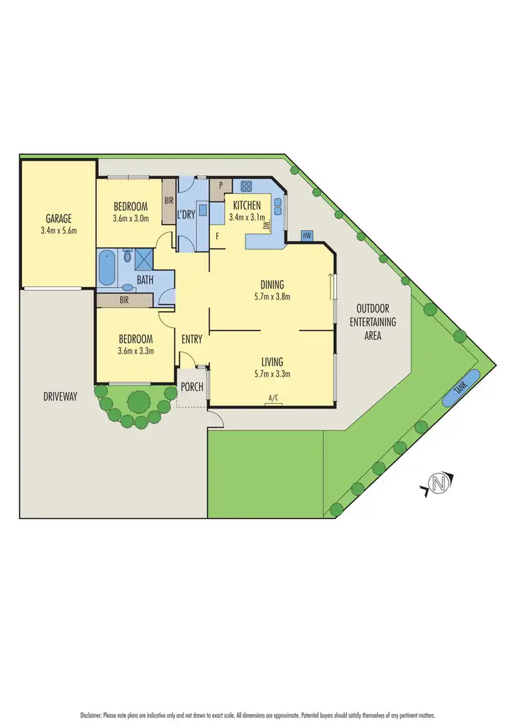 Floorplan of Homely unit listing, 2/25 Schmitt Court, Whittington VIC 3219
