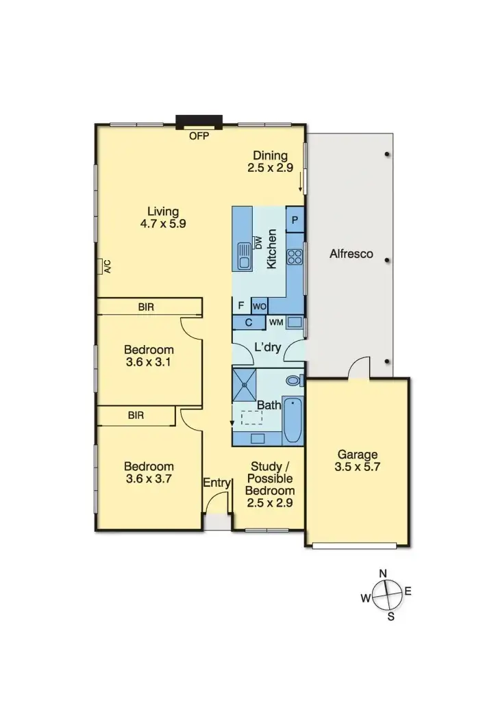 Floorplan of Homely house listing, 21 Ti Tree Grove, Mornington VIC 3931