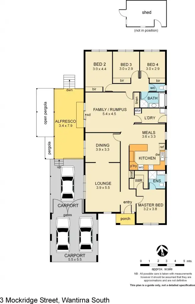 Floorplan of Homely house listing, 3 Mockridge Street, Wantirna South VIC 3152