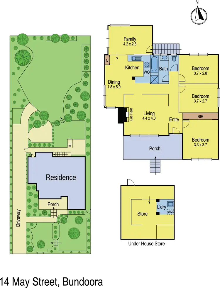 Floorplan of Homely house listing, 14 May Street, Bundoora VIC 3083