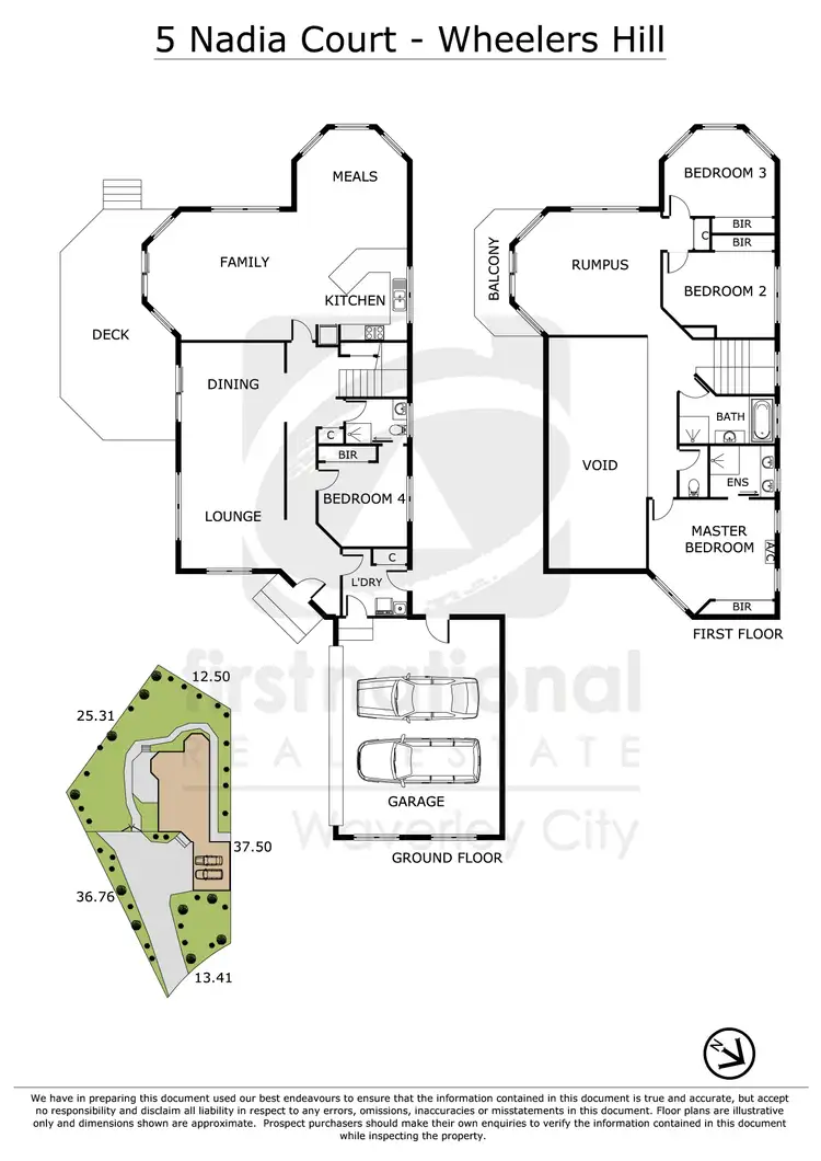 Floorplan of Homely house listing, 5 Nadia Court, Wheelers Hill VIC 3150