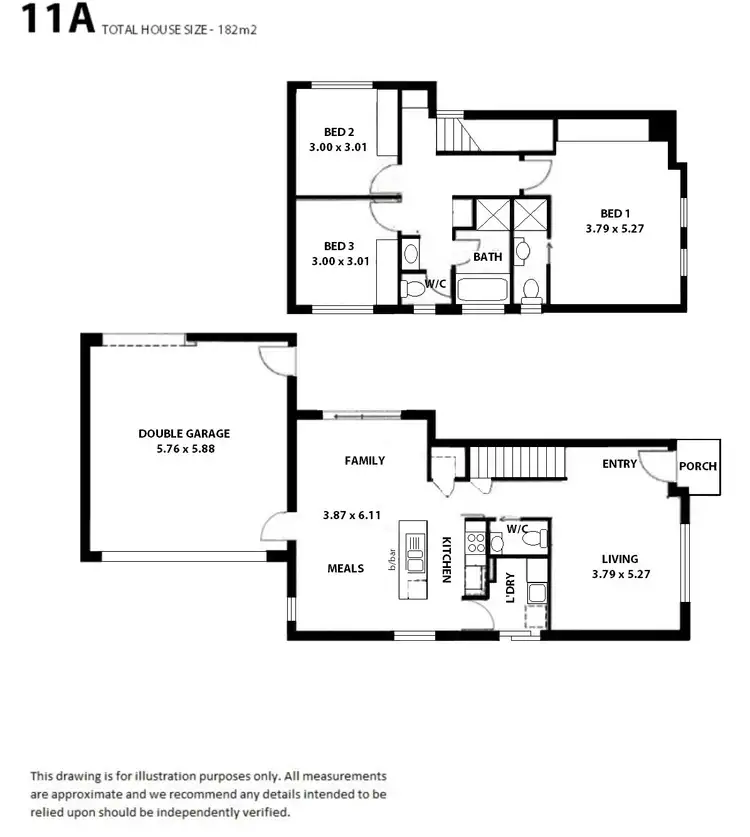Floorplan of Homely house listing, 11 Keith Street, Hectorville SA 5073