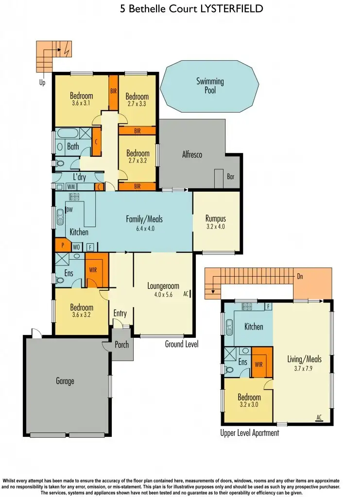 Floorplan of Homely house listing, 5 Bethelle Court, Lysterfield VIC 3156