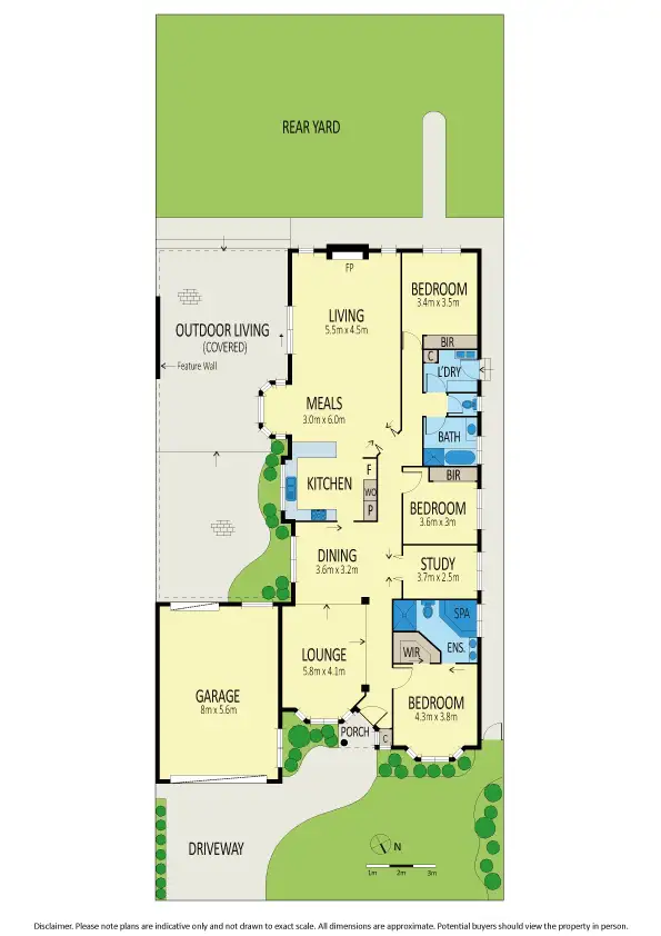 Floorplan of Homely house listing, 25 Pintail Crescent, Taylors Lakes VIC 3038