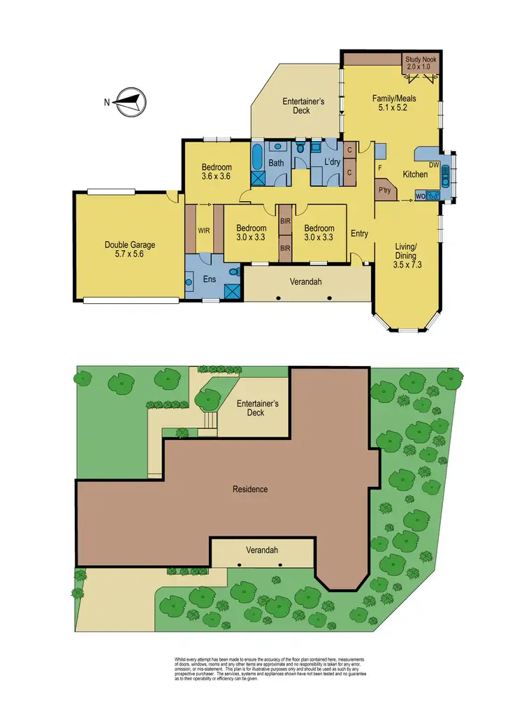 Floorplan of Homely house listing, 54 Grange Boulevard, Bundoora VIC 3083