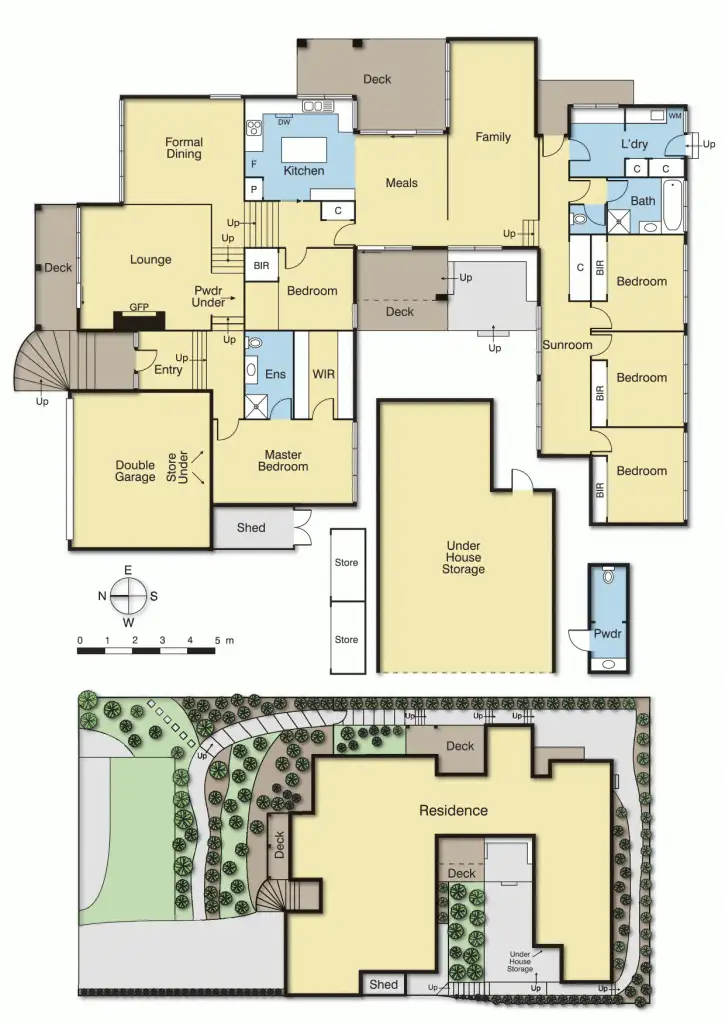 Floorplan of Homely house listing, 6 Lexham Square, Eltham VIC 3095