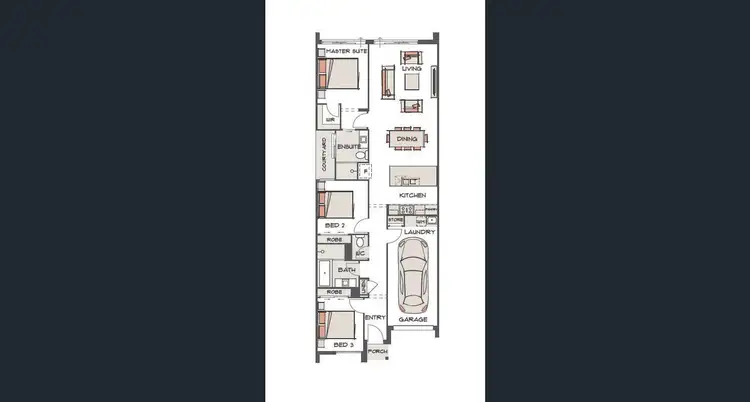 Floorplan of Homely house listing, 78 Amber Drive, Caloundra West QLD 4551