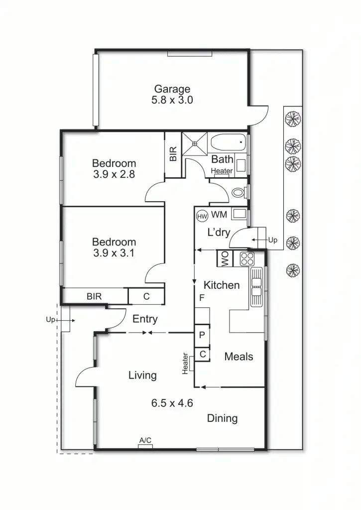 Floorplan of Homely unit listing, 3/1 Mackay Avenue, Glen Huntly VIC 3163