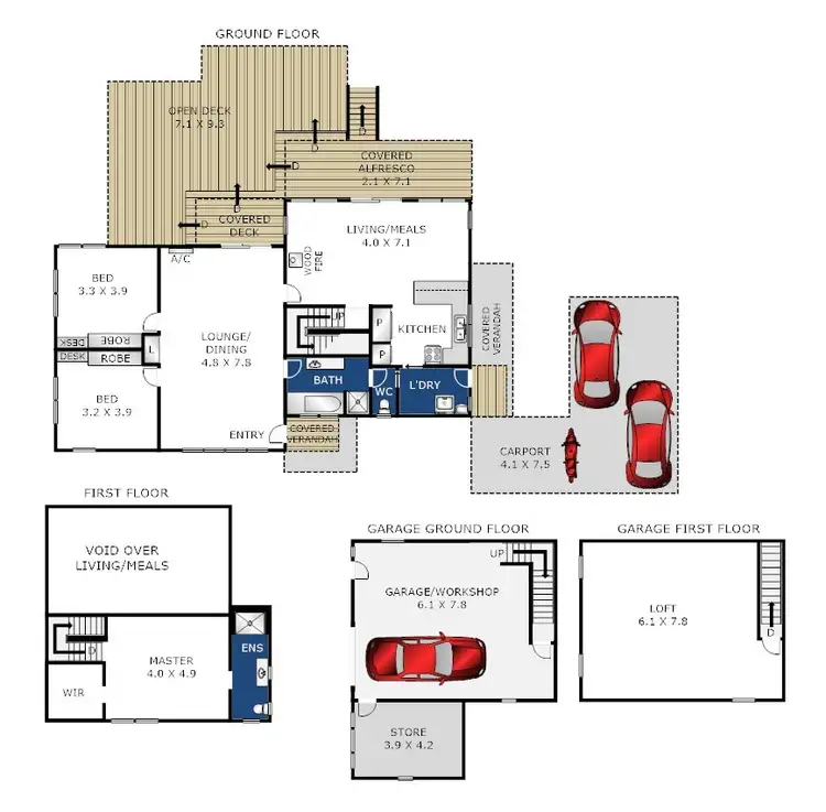 Floorplan of Homely house listing, 95 Bones Road, Bells Beach VIC 3228