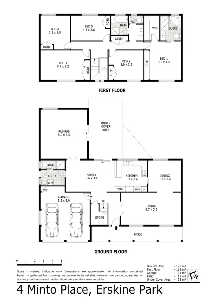 Floorplan of Homely house listing, 4 Minto Place, Erskine Park NSW 2759