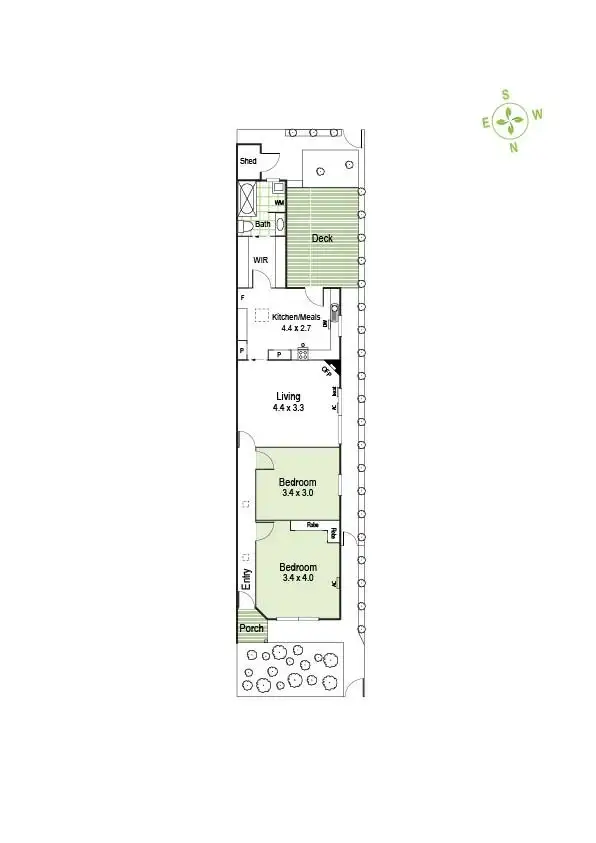 Floorplan of Homely house listing, 13 Marlborough Street, St Kilda East VIC 3183