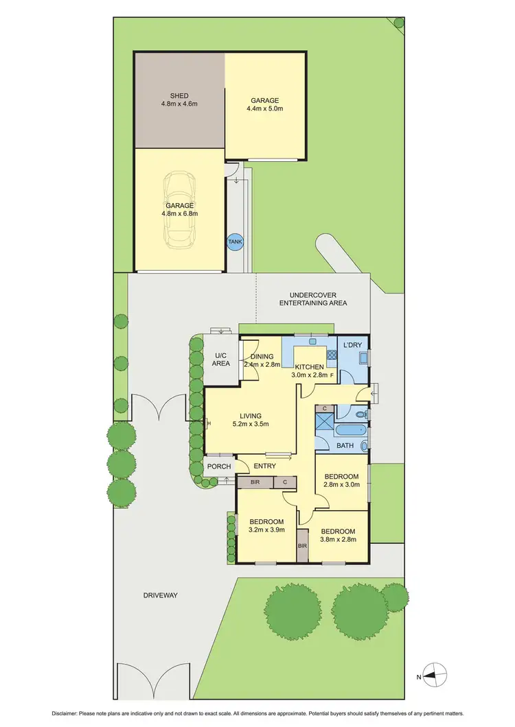 Floorplan of Homely house listing, 22 Rodbrough Crescent, Corio VIC 3214