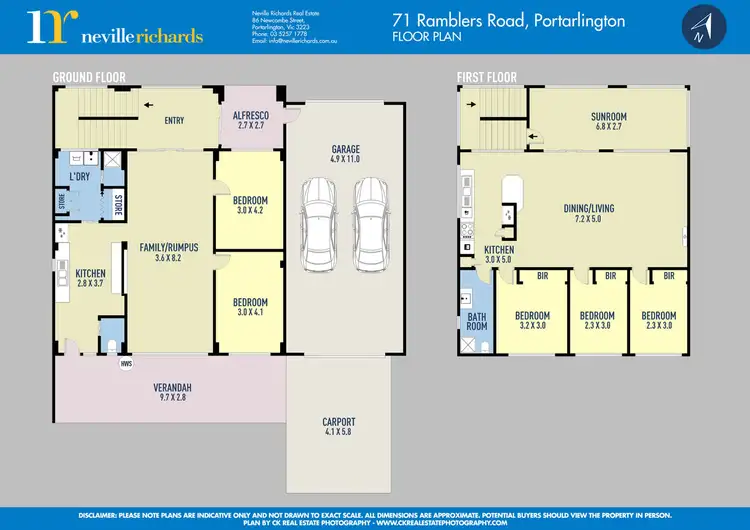 Floorplan of Homely house listing, 71 Ramblers Road, Portarlington VIC 3223