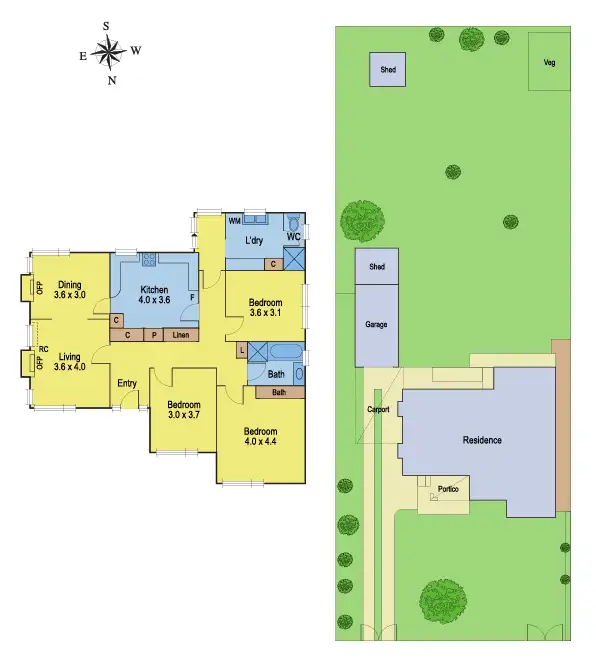 Floorplan of Homely house listing, 18 Pine Avenue, North Shore VIC 3214