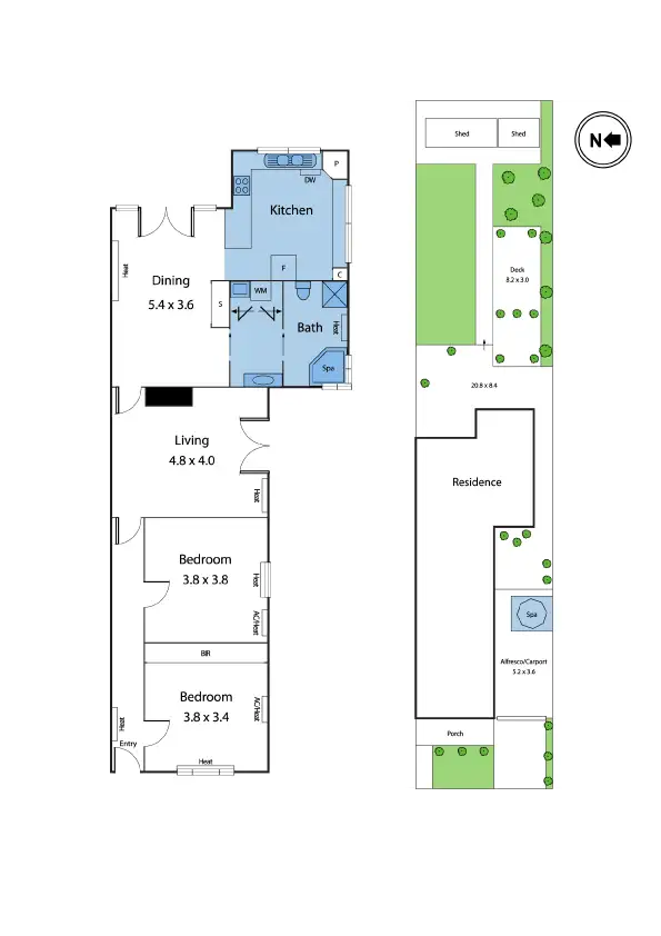 Floorplan of Homely house listing, 35 Stephen Street, Yarraville VIC 3013
