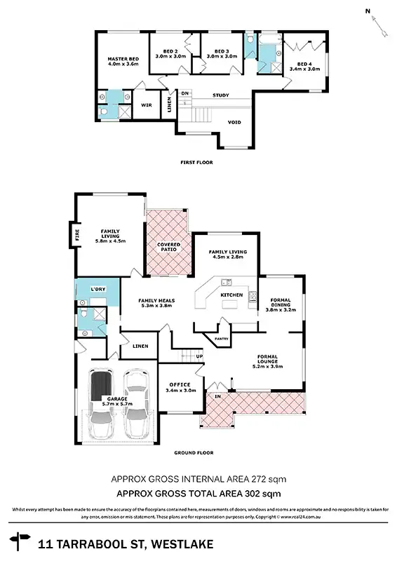 Floorplan of Homely house listing, 11 Tarrabool Street, Westlake QLD 4074