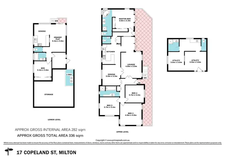 Floorplan of Homely house listing, 17 Copeland Street, Milton QLD 4064