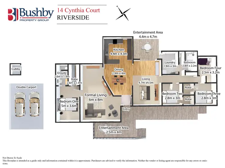 Floorplan of Homely house listing, 14 Cynthia Court, Riverside TAS 7250
