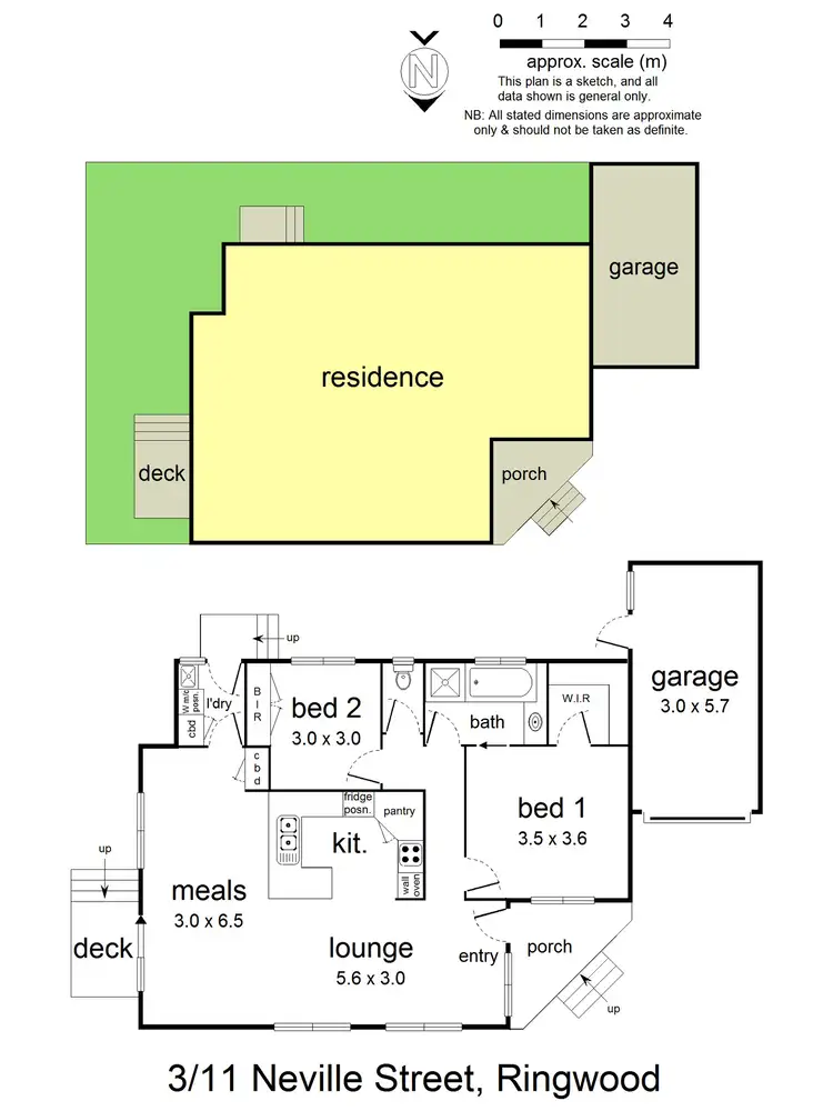 Floorplan of Homely unit listing, 3/11 Neville Street, Ringwood VIC 3134