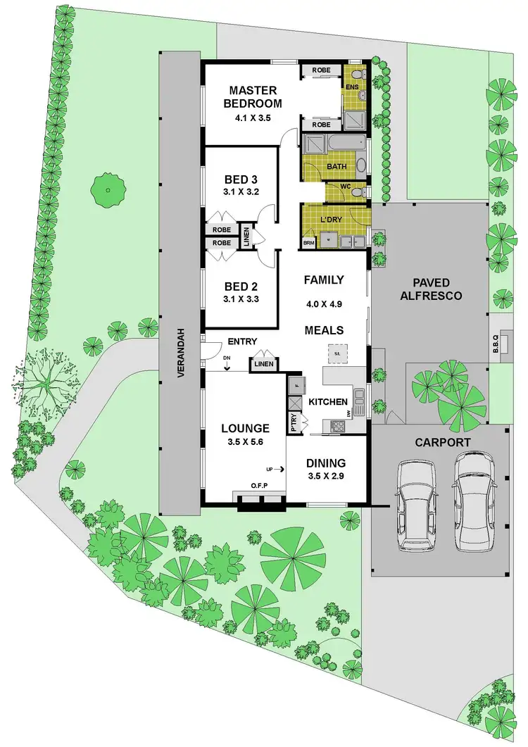 Floorplan of Homely house listing, 1 Haworth Court, Greenvale VIC 3059