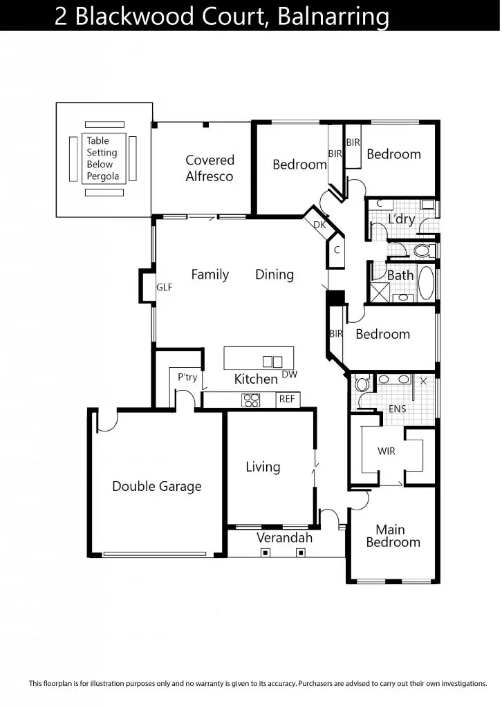 Floorplan of Homely house listing, 2 Blackwood Court, Balnarring VIC 3926