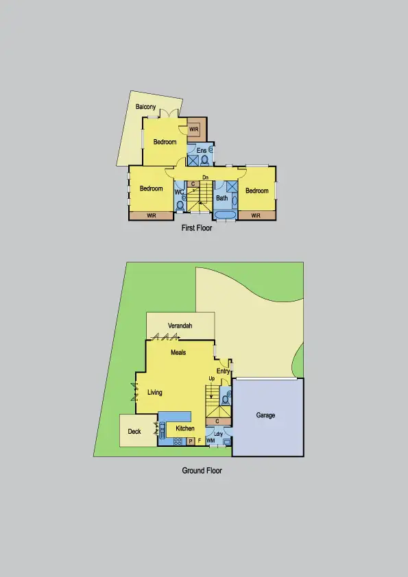 Floorplan of Homely townhouse listing, 22c Church Rd, Carrum VIC 3197