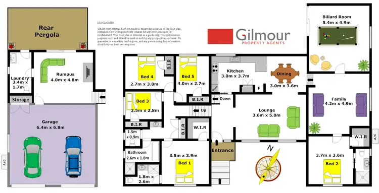 Floorplan of Homely house listing, 1 Chainmail Crescent, Castle Hill NSW 2154