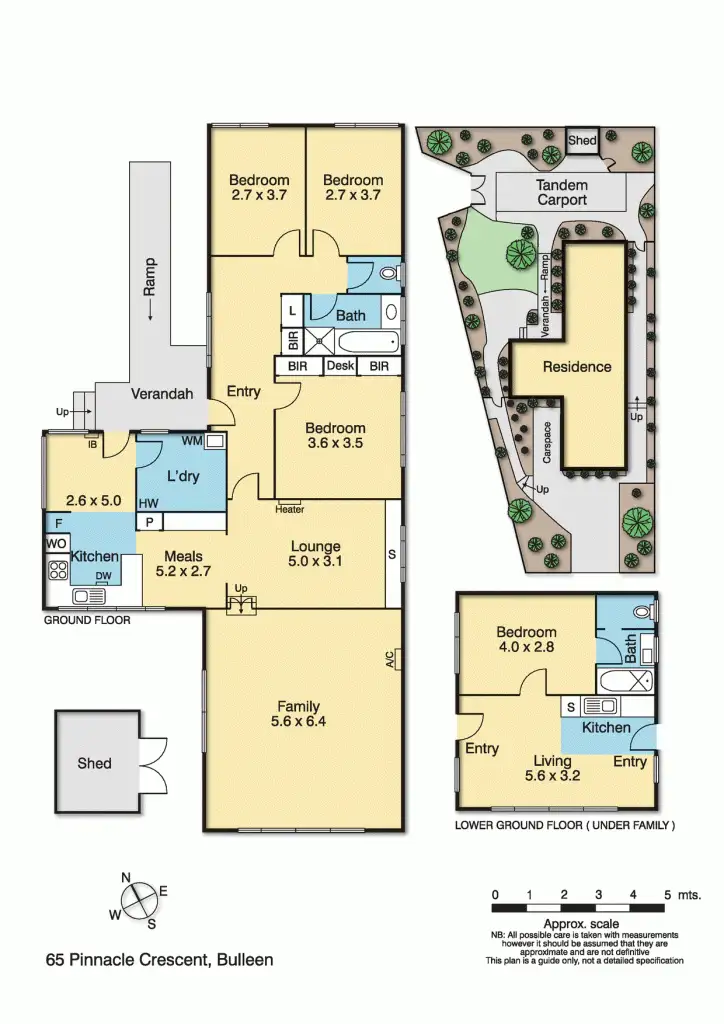 Floorplan of Homely house listing, 65 Pinnacle Crescent, Bulleen VIC 3105