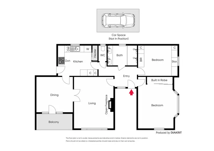 Floorplan of Homely apartment listing, 1/237 Dandenong Road, Prahran VIC 3181