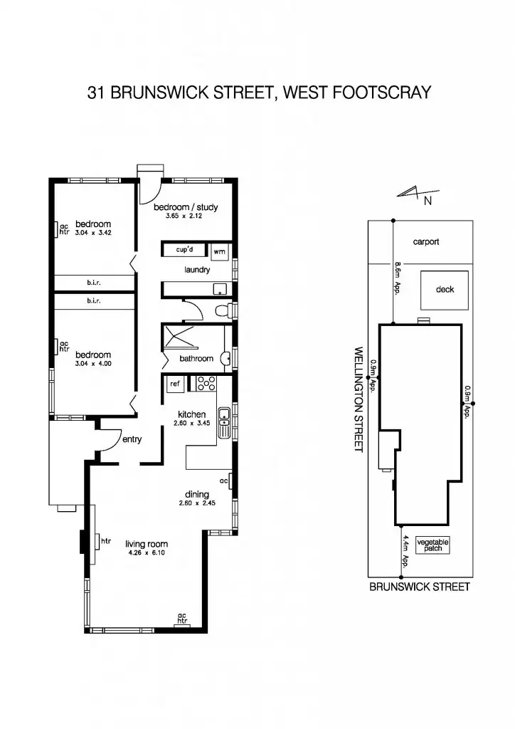 Floorplan of Homely house listing, 31 Brunswick Street, West Footscray VIC 3012
