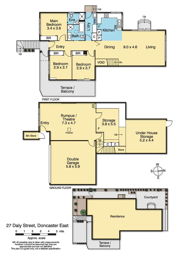 Floorplan of Homely house listing, 27 Daly Street, Doncaster East VIC 3109