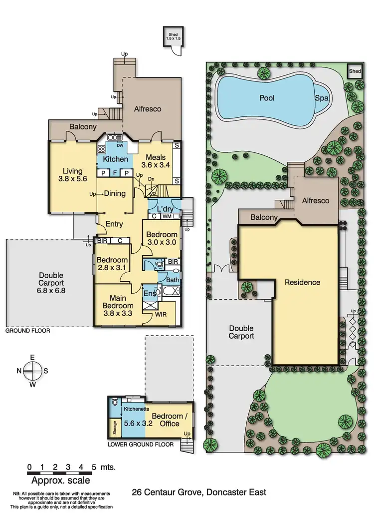 Floorplan of Homely house listing, 26 Centaur Grove, Doncaster East VIC 3109