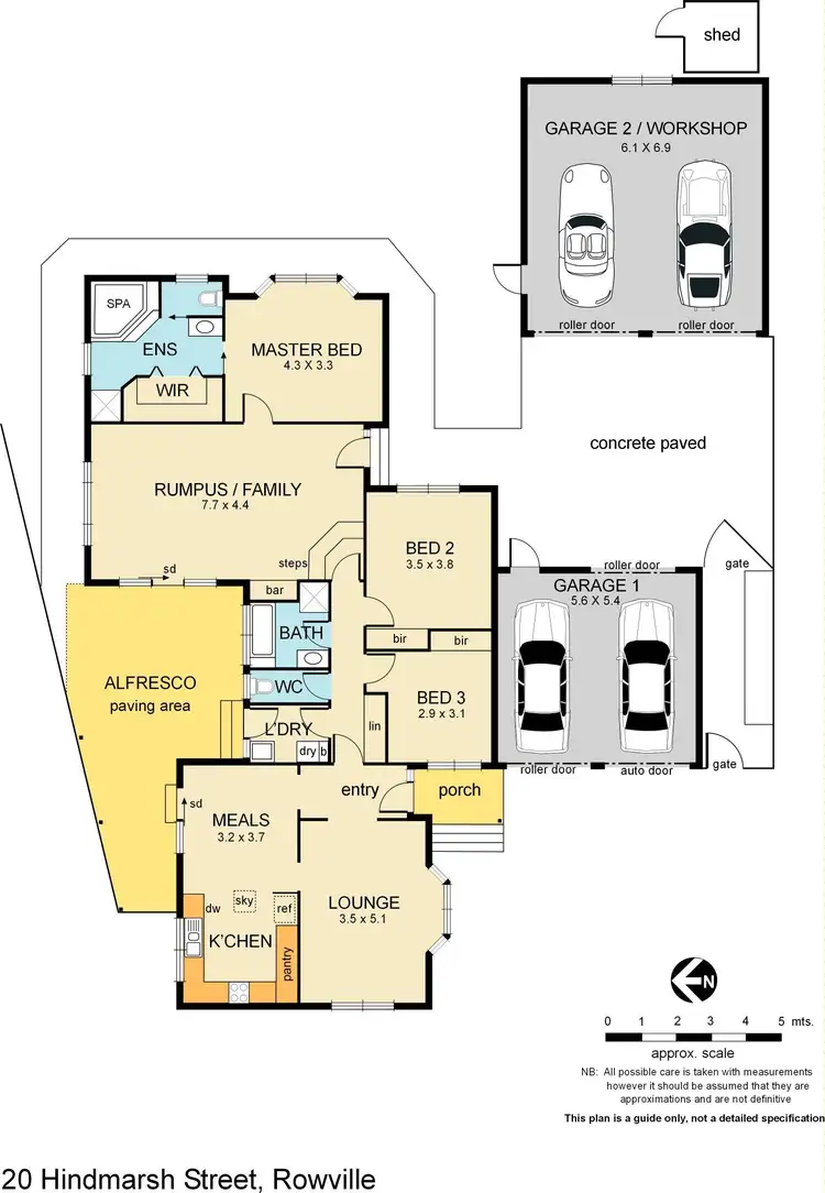 Floorplan of Homely house listing, 20 Hindmarsh Street, Rowville VIC 3178