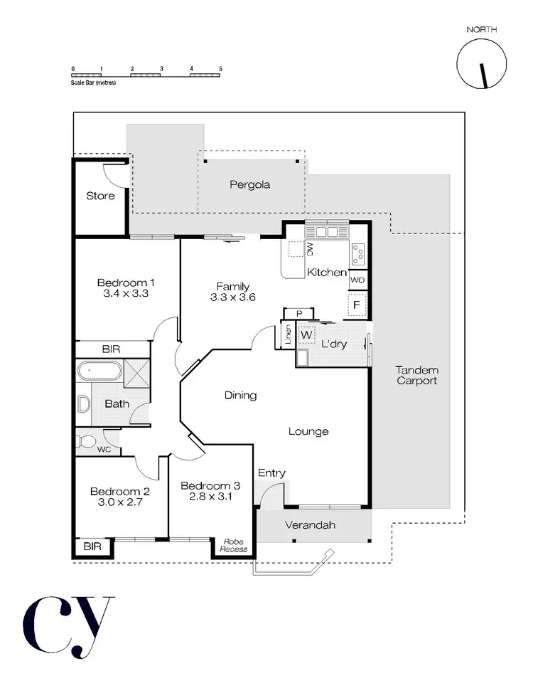 Floorplan of Homely house listing, 3/32 Strickland Street, South Perth WA 6151