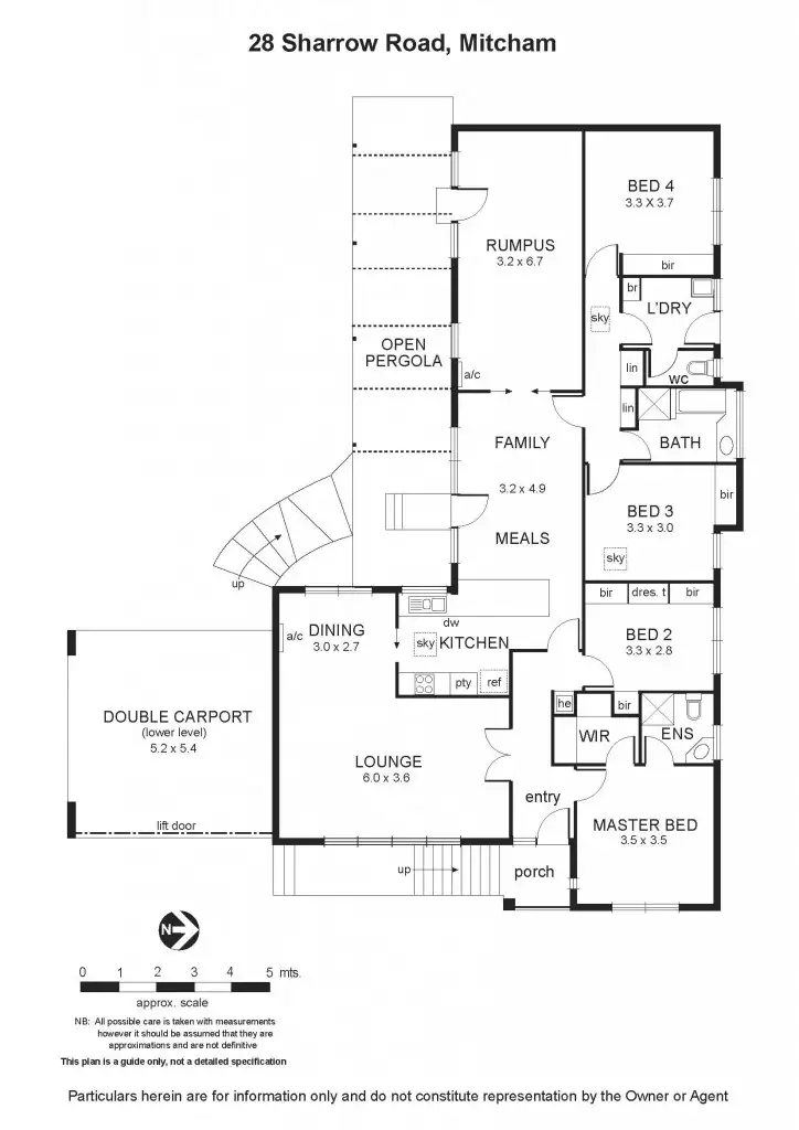Floorplan of Homely house listing, 28 Sharrow Road, Mitcham VIC 3132