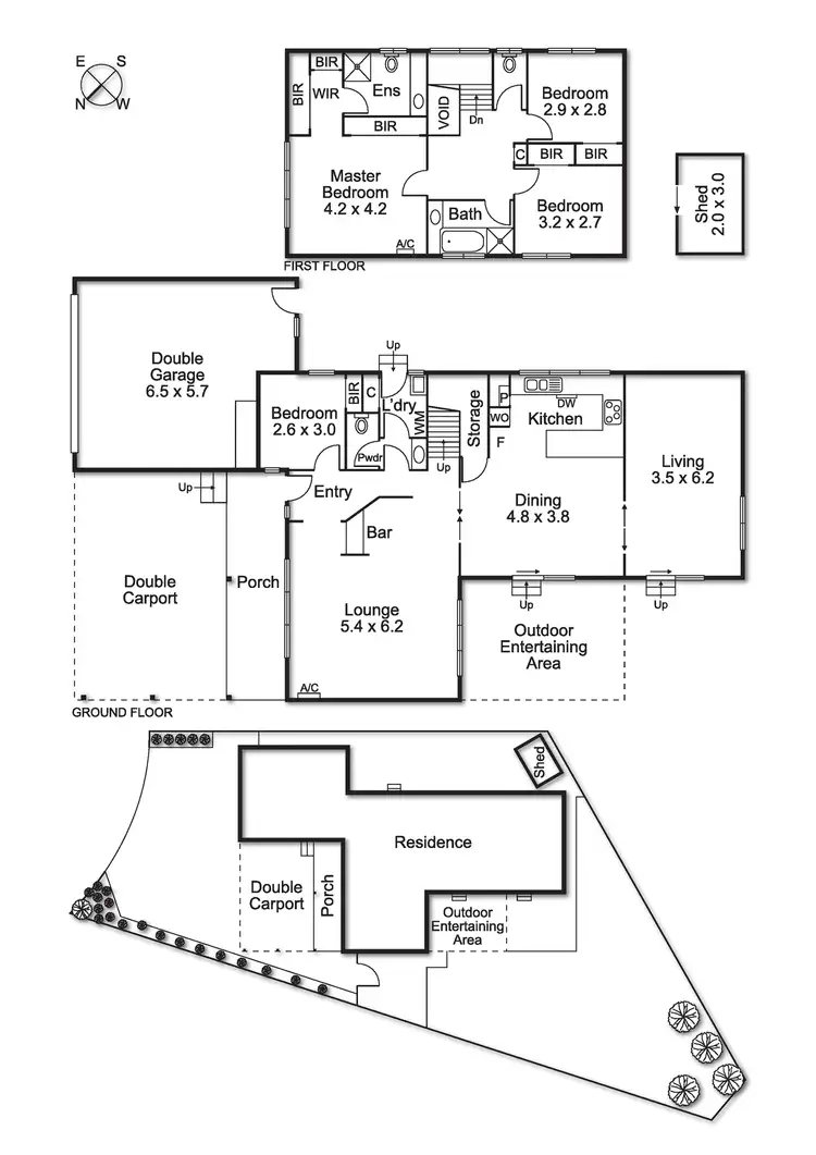Floorplan of Homely house listing, 3 Rochell Court, Clarinda VIC 3169