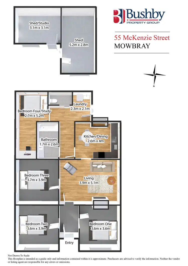 Floorplan of Homely house listing, 55 McKenzie Street, Mowbray TAS 7248