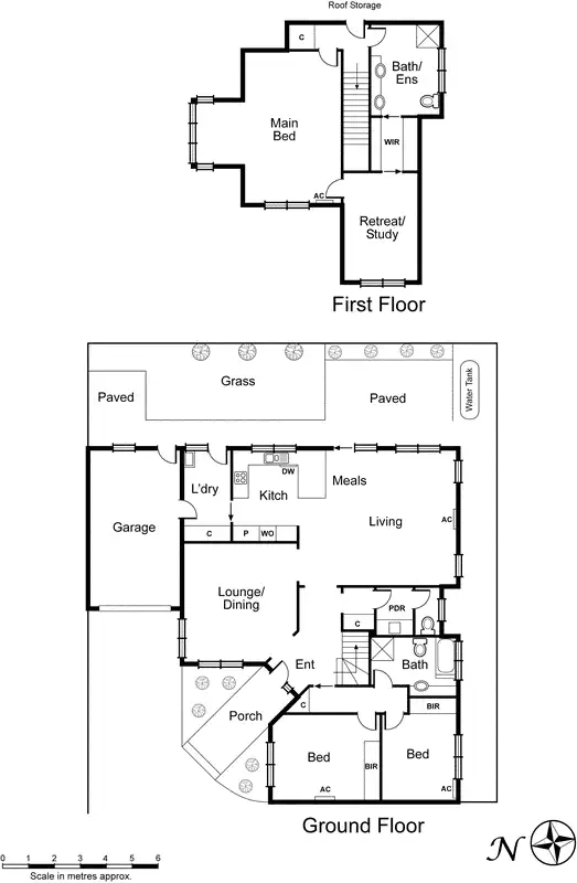 Floorplan of Homely townhouse listing, 2/40 Cadby Avenue, Ormond VIC 3204
