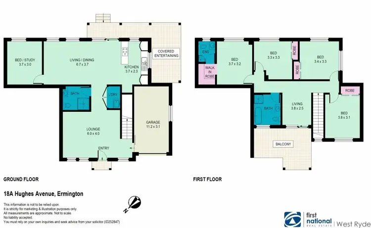 Floorplan of Homely house listing, 18A Hughes Avenue, Ermington NSW 2115