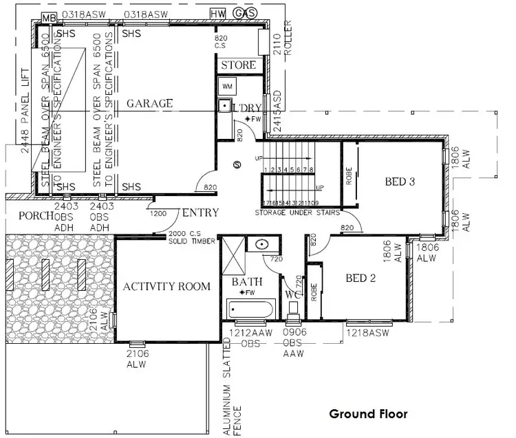 Floorplan of Homely house listing, 2/21 Kellehers Road, Pottsville NSW 2489