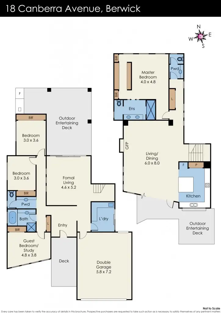 Floorplan of Homely house listing, 18 Canberra Avenue, Berwick VIC 3806