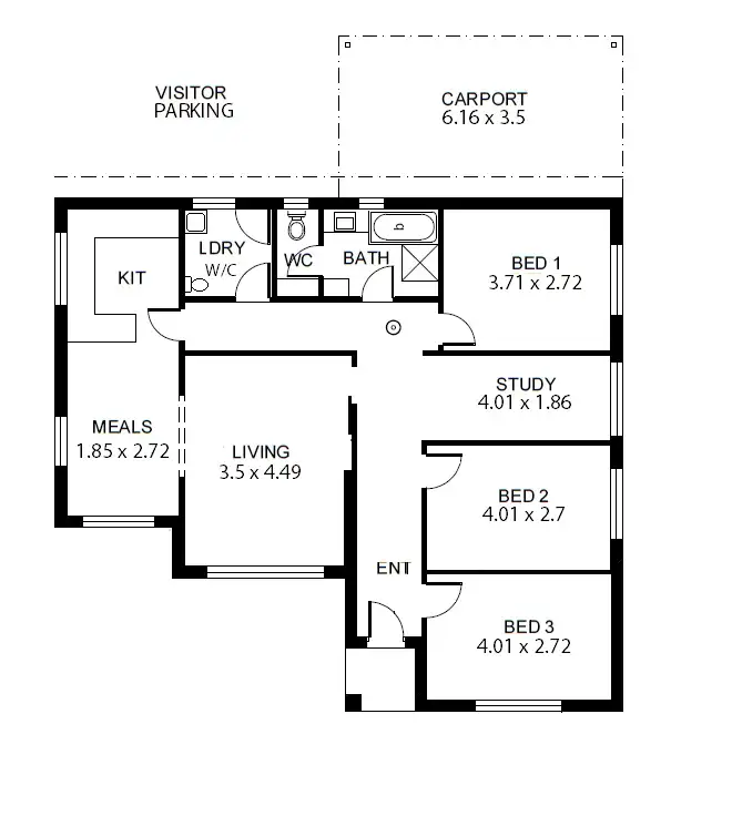 Floorplan of Homely house listing, 618 Regency Road, Broadview SA 5083