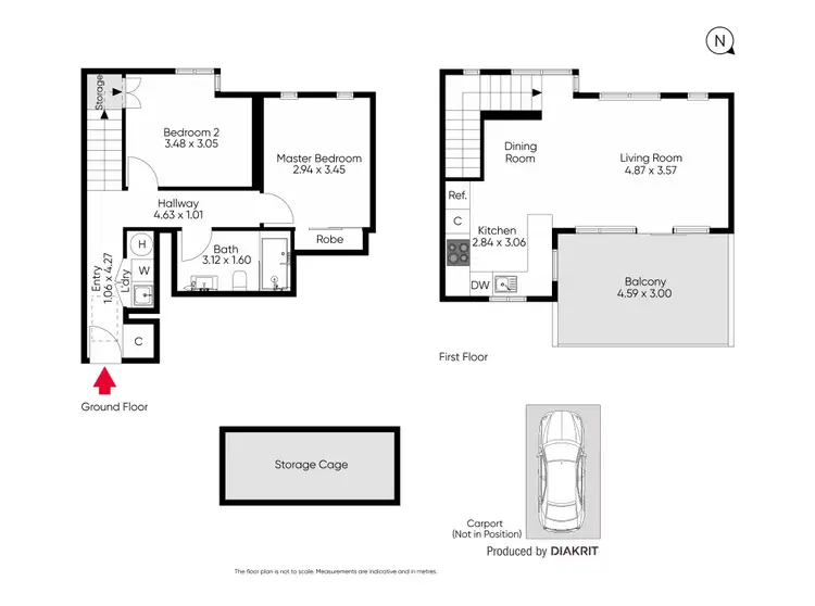 Floorplan of Homely apartment listing, 6/5 Liardet Street, Port Melbourne VIC 3207