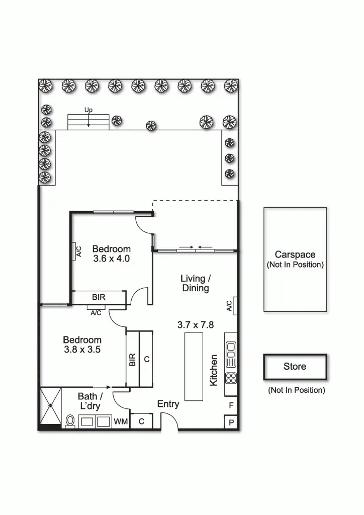 Floorplan of Homely apartment listing, 10/61 Lees Street, Mckinnon VIC 3204