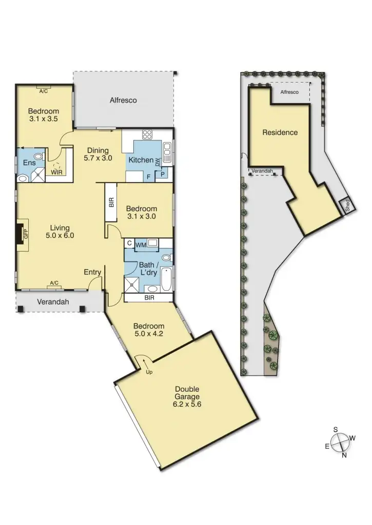 Floorplan of Homely house listing, 4A Cassia Grove, Frankston VIC 3199