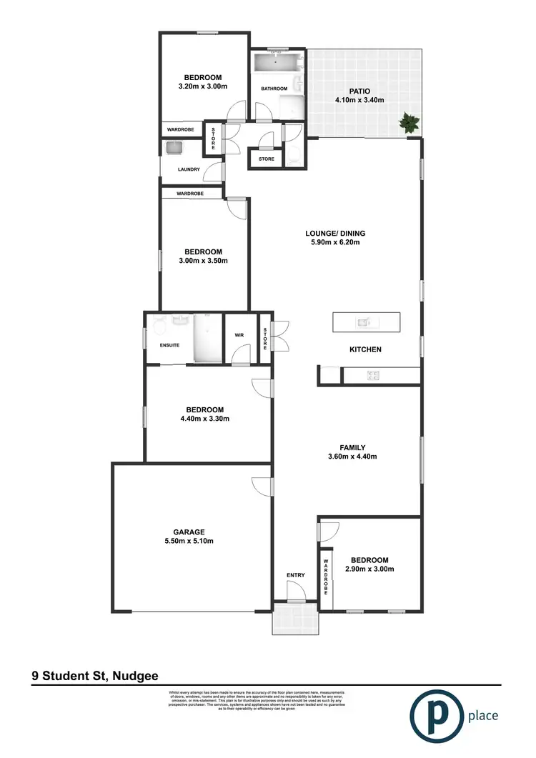 Floorplan of Homely house listing, 9 Student Street, Nudgee QLD 4014