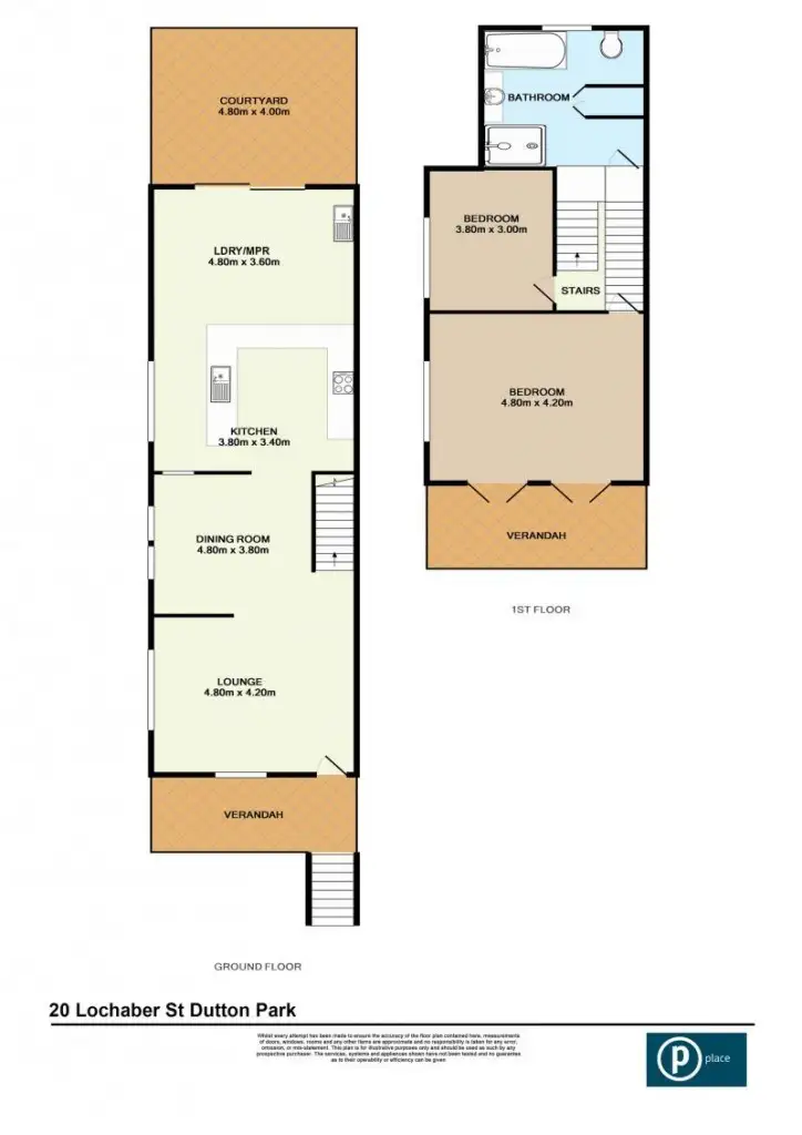 Floorplan of Homely house listing, 20 Lochaber Street, Dutton Park QLD 4102