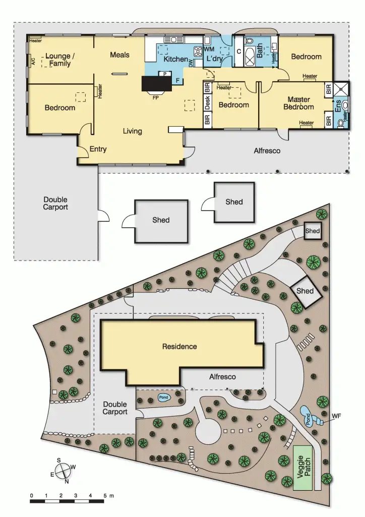 Floorplan of Homely house listing, 3 Aprey Place, Eltham VIC 3095
